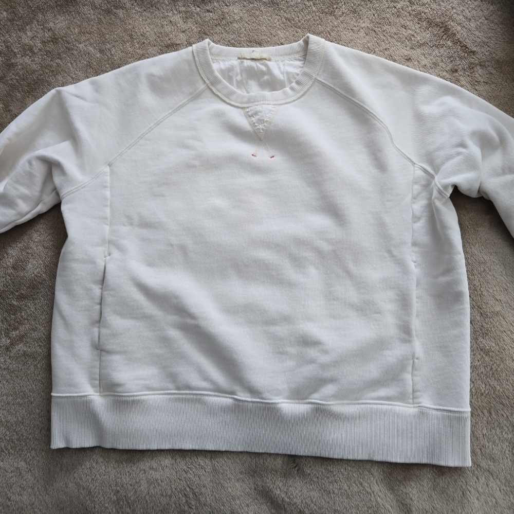 Madewell Crewneck Sweatshirt With Side Pockets M - Picture 2 of 12